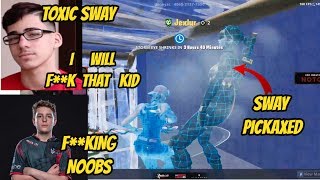 FAZE SWAY FULL TOXIC AFTER HE GETS PICKAXED 2V2 WAGERS Fortnite [upl. by Yennor364]