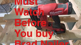 Milwaukee 18 gauge brad nailer [upl. by Adlay]