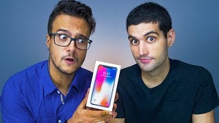 iPhone X vale a pena ser TÃO CARO  Unboxing iPhone X [upl. by Undry]