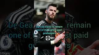 🧤🚫💰 Former Man United goalkeeper David de Gea rejects Inter Milans offer 🤔 daviddegea manutd [upl. by Vedette]