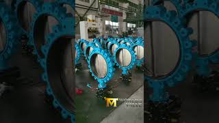 DN 500 Butterfly Valve machinebutterflyvalvevalve worldsvalveworlds [upl. by Tranquada775]