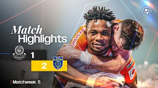 Match Highlights  Mohammedan SC 12 Kerala Blasters FC  MW 5  ISL 202425 [upl. by Cathlene]