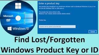 How To Find LostForgotten Windows Product Key or ID [upl. by Derrick237]