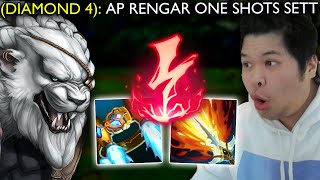 I tried a MASTER TIER AP RENGARs build and its actually pretty smurf Double W 1 Shots [upl. by Swayne]