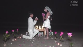 Así fue mi propuesta de matrimonio en la playa así me comprometí con la persona que amo [upl. by Aniaj823]