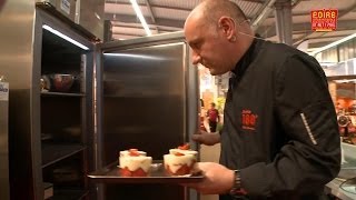 Recette du Tiramisu à la Fraise par Cédric Mouthon  Foire Internationale 2014 [upl. by Ahtelahs738]