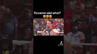 Roxanne is testing the waters wwe nxt raw cmpunk fyp [upl. by Renrag]