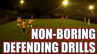 Nonboring defending drills for U10s in grassroots football [upl. by Artapoelc]