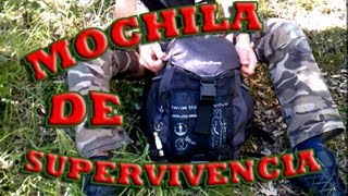 ABSsupervivencia Mochila de supervivencia Versión mejorada [upl. by Mailiw782]