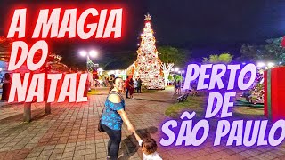 Guararema Cidade Natal  Natal luz incrível perto de São Paulo e uma Hamburgueria Tex Mex [upl. by Annav]