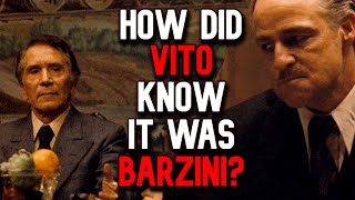 How Did Vito Corleone Know It Was Barzini All Along The Godfather Explained [upl. by Birdt820]