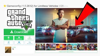 How to Install Gameconfig 1026282  for Limitless Vehicles GTA 5 MODS [upl. by Hannaj]