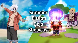 Showcasing Ascension 5 Summer Fusion Gojo  Anime Champion Simulator [upl. by Magna]