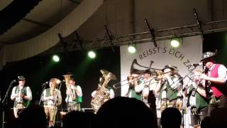 Kapelle Josef Menzl  Gruß an Schloss Weißenstein Brass Wiesn 2016 [upl. by Ellek265]