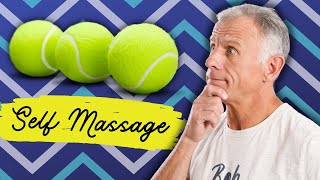 3 Self Massages Using A Tennis Ball [upl. by Aniraz502]