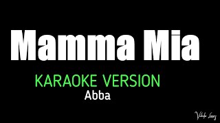 Mamma Mia Karaoke Version ABBA [upl. by Egroeg]