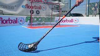 Floorball stick Unihoc EPIC CARBSKIN Feather Light Curve 20º 29 red [upl. by Nakhsa]