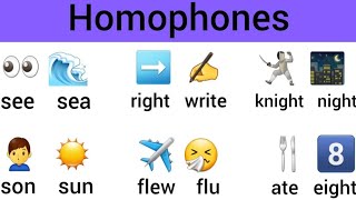 Homophones [upl. by Gayn]