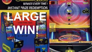 Skittle Ball Game Large amp Medium Prize Wins Like Skee Ball Pinball ArcadejackpotPro [upl. by Jehoash]