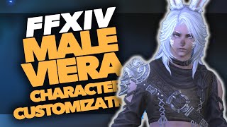 FFXIV  Male Viera Character Creation [upl. by Nairdad]