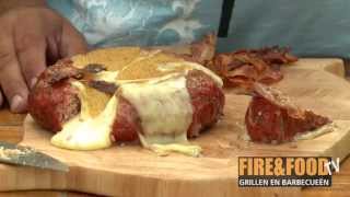 Kaasgehaktbrood  FireampFood TV  Meatloaf [upl. by Neiluj]