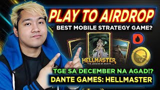 Dante Games Hellmaster BEST PLAY TO AIRDROP Strategy Game sa MOBILE CBT [upl. by Margarette]