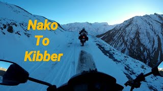 Winter Spiti Ride  Solo  Nako to kaza amp kibber  Worlds highest village [upl. by Nason]