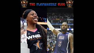 WNBA AllStar Game and Team USA Escapes [upl. by Lleroj668]