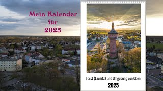 Forst Lausitz und Umgebung von Oben  Mein Kalender für 2025 [upl. by Ardnahc]