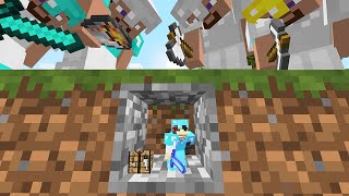 Minecraft Manhunt but I was secretly tiny [upl. by Bainter]