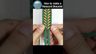 How to Make a Paracord Bracelet Mammoth Knot Tutorial Shorts [upl. by Orat]