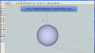 How to draw a sphere in Sketchup FAST [upl. by Pierette]