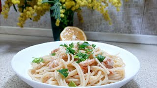 Makarona me Karkaleca  Shrimp Pasta recipe [upl. by Kleper838]