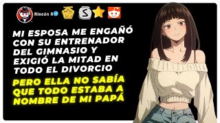 Mi esposa me engañó con su entrenador del gimnasio y exigió la mitad en todo el divorcio  Reddit [upl. by Gnol]