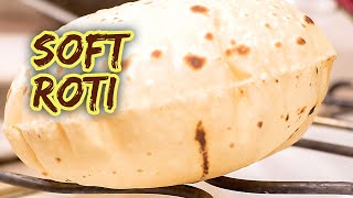 Soft Roti  How to Make soft and fluffy Roti  फुलेको र नरम रोटि  Indian Flat Bread Fulka Phulka [upl. by Llerad]