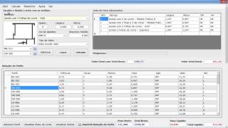 Como calcular esquadrias de alumínio  AlumiCalc [upl. by Thirion]