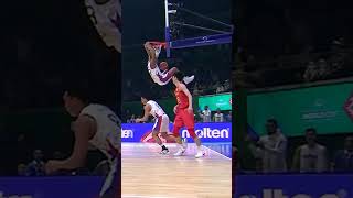 Rhenz Abando VERTICAL DUNK Against China FIBA Basketball World Cup Shorts [upl. by Kcirdek534]