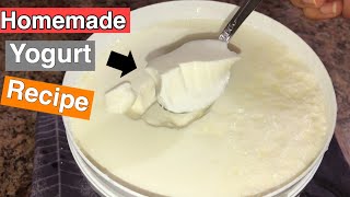 How to Make Yogurt at Home  Homemade Yogurt Recipe [upl. by Ninaj277]