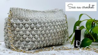 Comment faire un sac au crochet Lyse Katia ✨ Tuto crochet facile 🧶 Pochette sac à main HAUTE COUTURE [upl. by Licht]