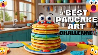 PANCAKE ART CHALLENGE [upl. by Eiralav]