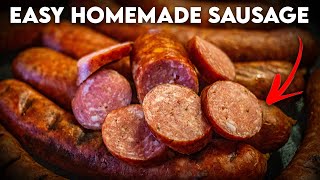 Beginner Guide to Homemade Andouille Sausage cajun andouille homemadesausage [upl. by Neibaf]