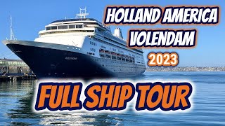 HOLLAND AMERICA VOLENDAM SHIP TOUR  FULL NARRATED WALKTHROUGH [upl. by Platt]