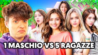 MINECRAFT SPEED DATE 1 MASCHIO VS 5 RAGAZZE [upl. by Medorra]