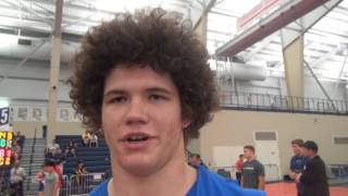 Cohlton Schultz wins 2017 UWW Cadet GrecoRoman Nationals at 100 kg [upl. by Fatima908]