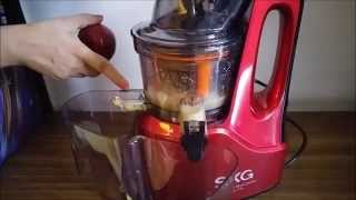 SKG Slow Juicer 2088  SKG Juicer  Cold Press Juicer Demonstration and Review by Happy Pumpkins [upl. by Oner]