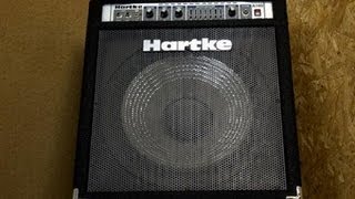 Amplificador de Baixo Hartke a100 unboxing PT  BR [upl. by Lynnelle84]