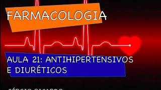 Curso de Farmacologia Aula 21  Antihipertensivos  Simpatolíticos [upl. by Lorelie]