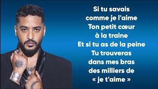 Slimane  Des milliers de je taime ParolesLyrics [upl. by Nydia]