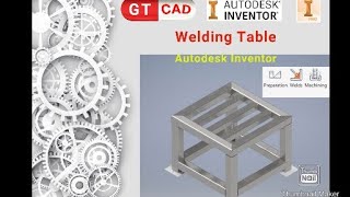 👨‍🏭👩‍🏭🔥Welding Table in Autodesk inventor autodeskinventor solidworks welding catia [upl. by Gnohc]