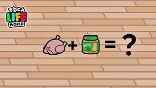 NEW FOOD RECIPES TOCA BOCA 😱Toca Life World 🥜 [upl. by Minor]